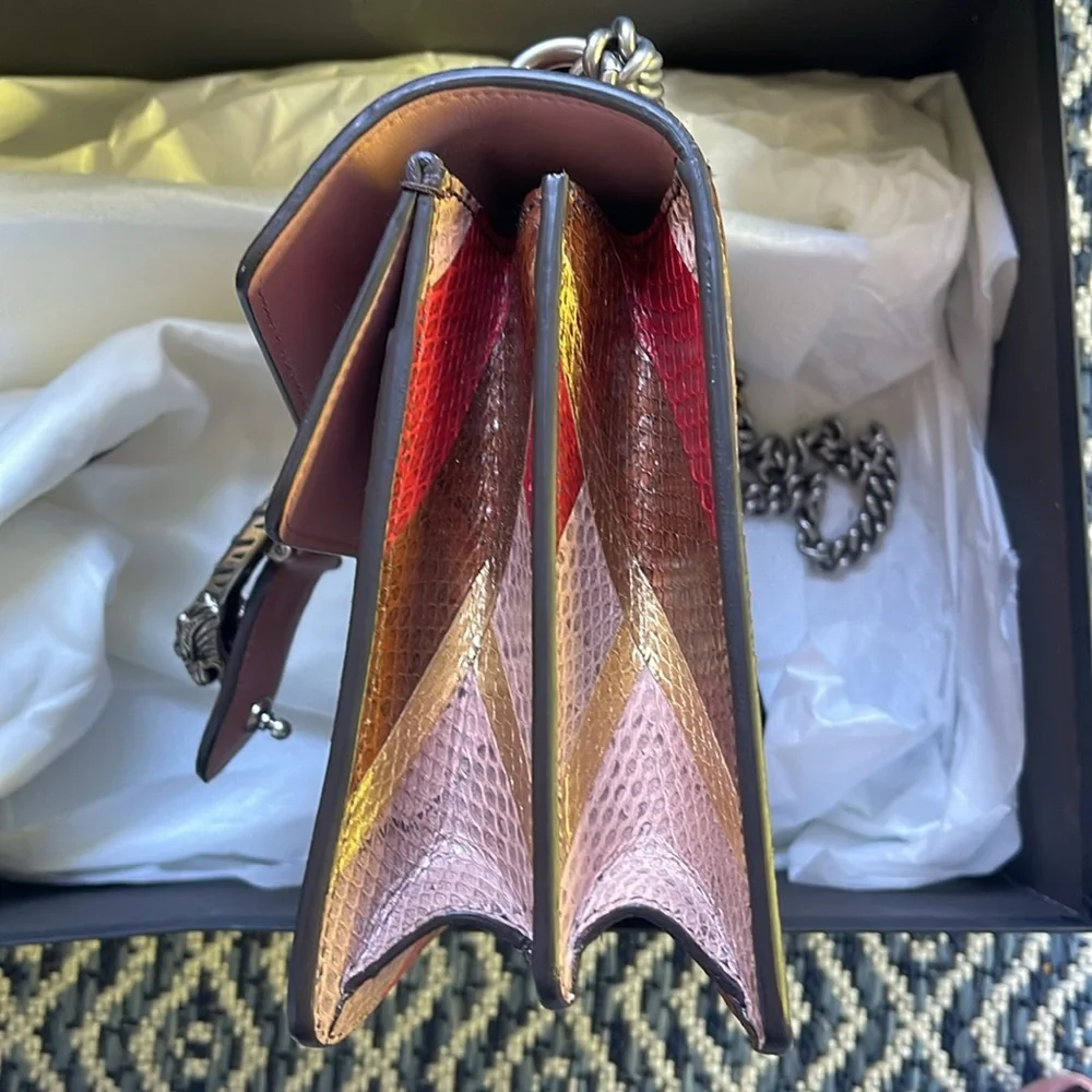 EUC Rare Gucci Python Dionysus Shoulder Bag. Worn only 1 time - Picture 11 of 16